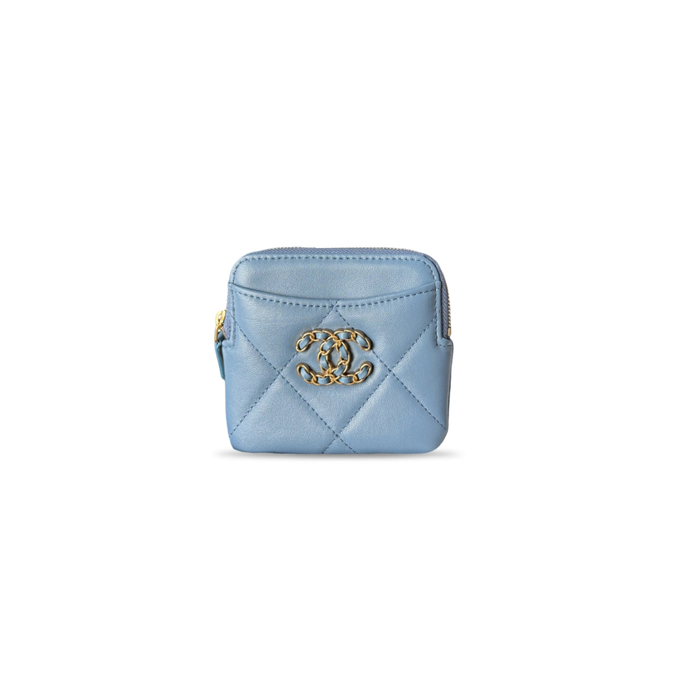 CHANEL 19 WALLET WITH ZIPPER AP2086 (11*9.5*2.5cm)